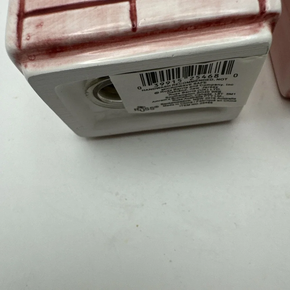RUSS Jerry Berta Diner Collection Salt And Pepper Shakers New In‎ Box